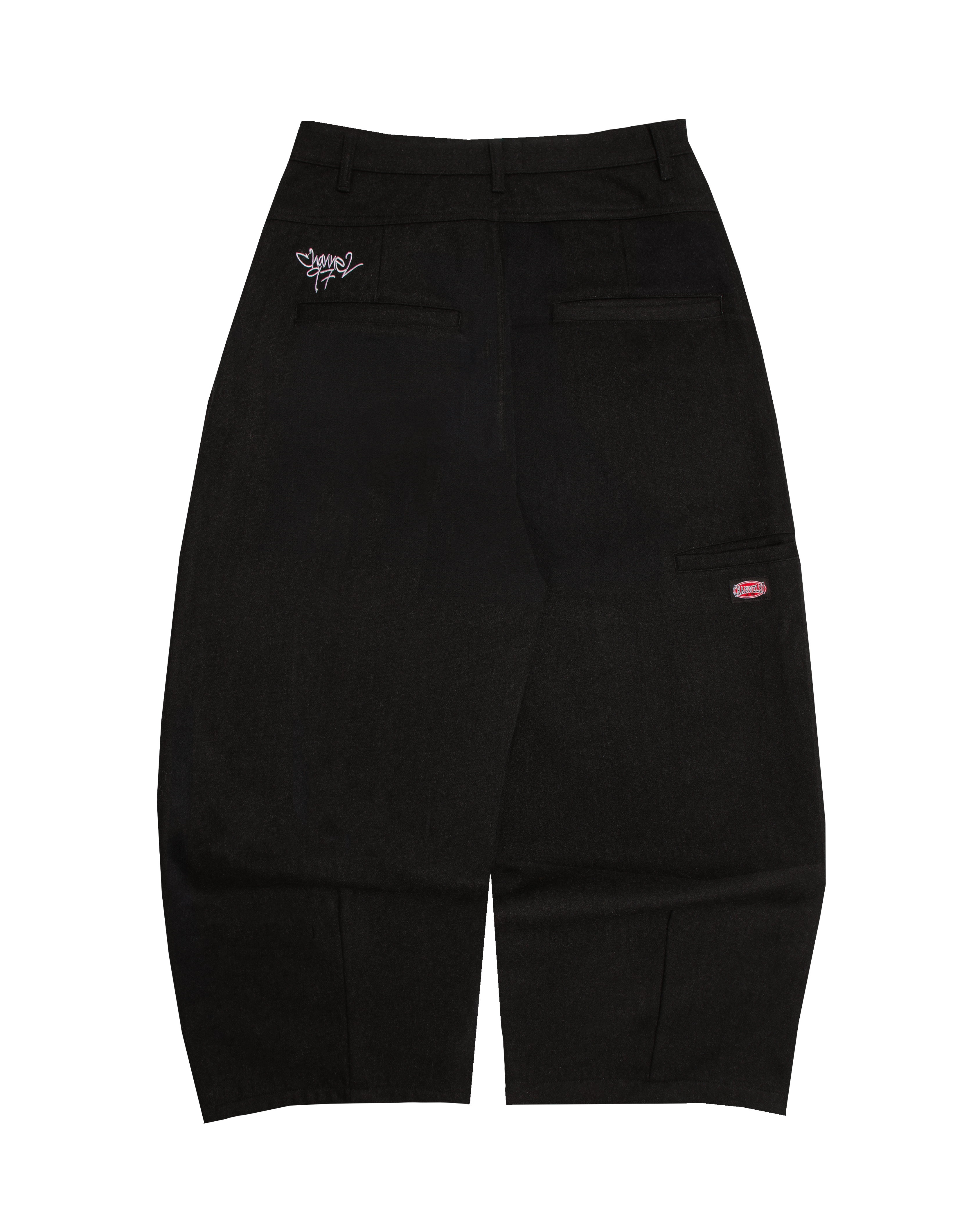 PLEATED TROUSER (BLACK)